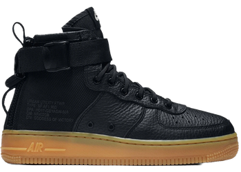 Nike SF Air Force 1 Mid Black Gum (GS) for sale