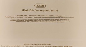 New
													Apple iPad 6th Gen - Wi-Fi, Silver, 32 GB, A1893, photo 2 of 2