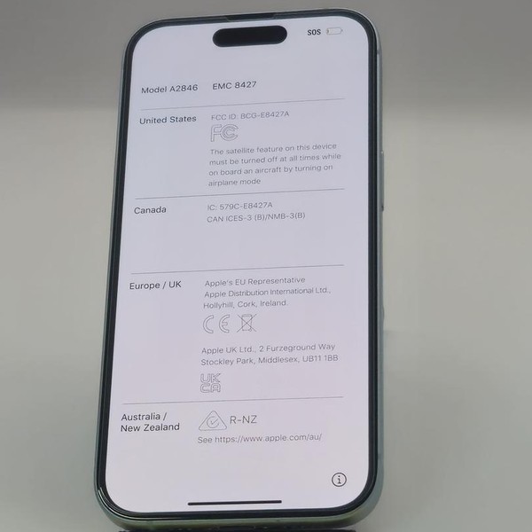 Apple iPhone 15 - Verizon, 128 GB, Blue, A2846