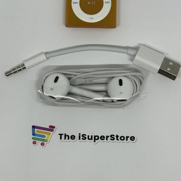 Apple iPod Shuffle 4th Gen - Orange, 2 GB, A1373