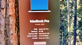 Good
													MacBook Pro 2021 - 14" - Apple M1 Pro 8-core, Gray, 512 GB, 16 GB, photo 2 of 9