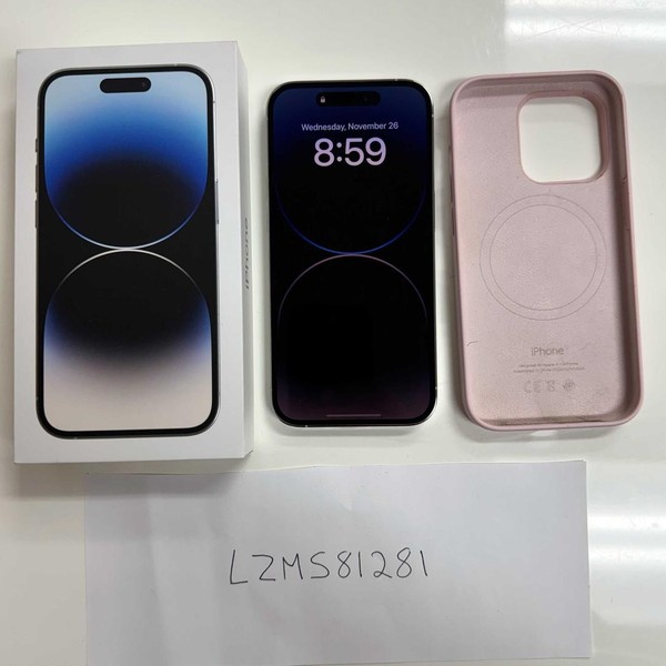 Apple iPhone 14 Pro - Unlocked, 256 GB, Silver, A2650