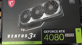 Used
													MSI GeForce RTX 4080 - RTX-4080-16GB-VENTUS-3X-OC, Ventus 3X OC, photo 1 of 8
