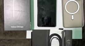 Mint
													Samsung Galaxy S25 Edge - Unlocked, Icy Blue, 512 GB, 12 GB, SM-S937U1, photo 3 of 12