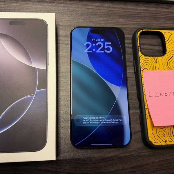 Apple iPhone 16 Pro Max - Unlocked, 256 GB, Black, A3084