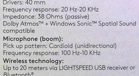 New
													Logitech G735 Wireless Gaming Headset, photo 3 of 4