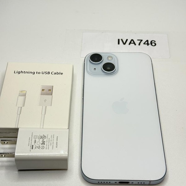 Apple iPhone 15 - Unlocked, 256 GB, Blue, A2846
