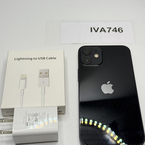 Apple iPhone 12 Mini - Unlocked, 128 GB, Black, A2176