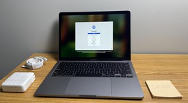 Good
													MacBook Pro 2020 - 13" - Apple M1, Gray, 1 TB, 16 GB, photo 1 of 9
