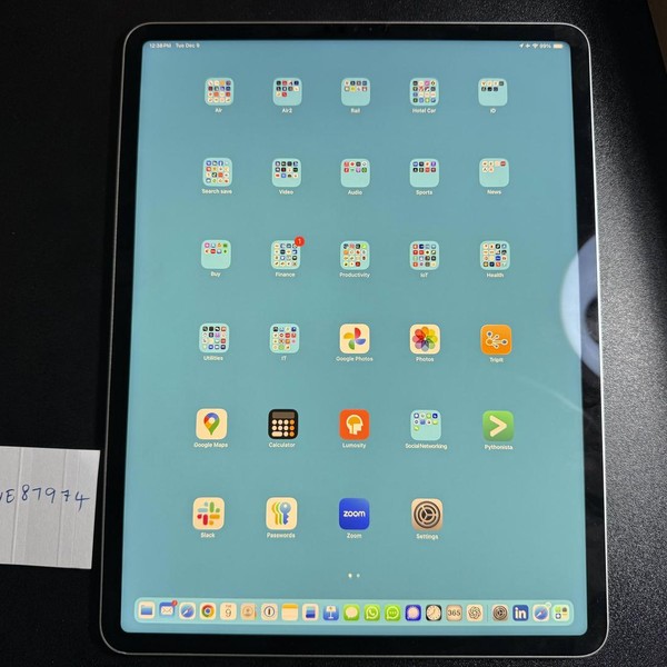 Apple iPad Pro 13 inch (M4) 2024 - Wi-Fi, 1 TB, Silver, 16 GB, A2925, Standard Glass