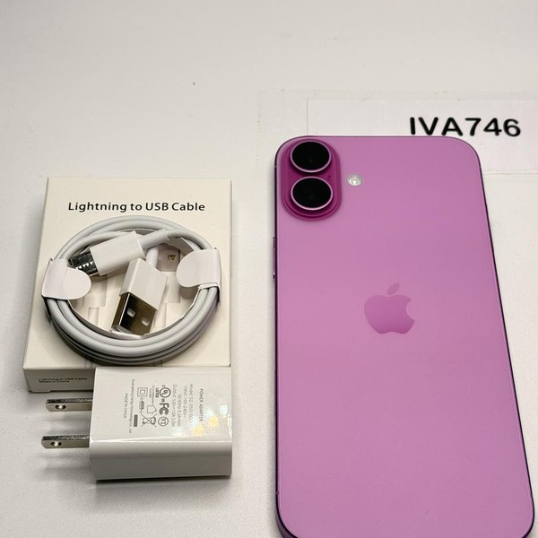 Apple iPhone 16 Plus - Unlocked, 256 GB, Pink, A3082