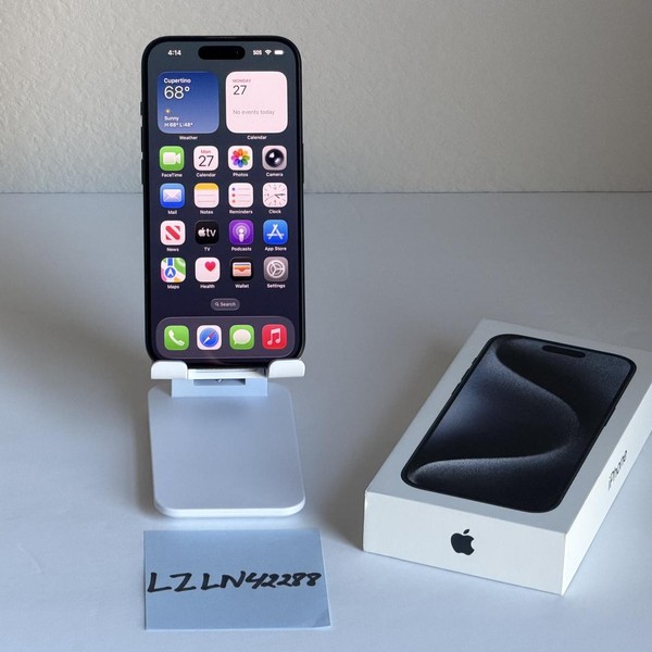 Apple iPhone 15 Pro - Unlocked, 128 GB, Blue, A2848