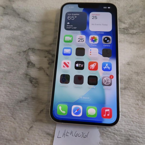 Apple iPhone 14 - Unlocked, 128 GB, Starlight, A2649