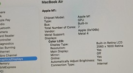 Good
													MacBook Air 2020 - 13" - Apple M1, Gold, 256 GB, 8 GB, photo 5 of 9