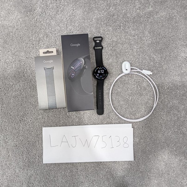 Google Pixel Watch 5 - Wi-Fi, Black, 45mm, Wi-Fi