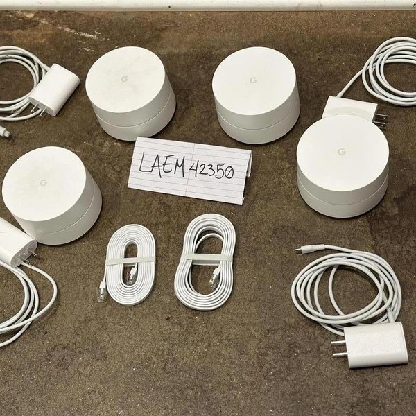 Google WiFi Router - White, 4-pack