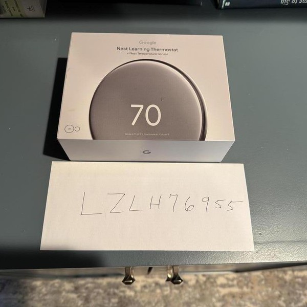 Nest Learning Thermostat 4th gen - Silver