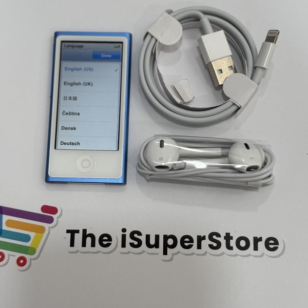 Apple iPod Nano 7th Gen 2015 - Blue, 16 GB