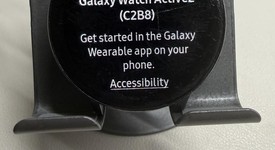 Fair
													Samsung Galaxy Watch Active2 44mm - Unlocked, Black, Stainless Steel, photo 4 of 7