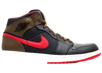 Jordan 1 Phat Black Red Olive for sale