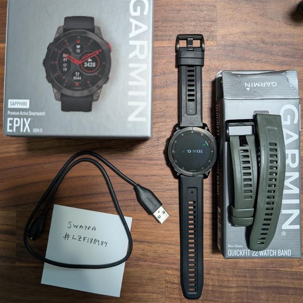 Garmin epix Gen 2 - Black, Sapphire