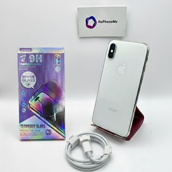 Apple iPhone X - Unlocked, 64 GB, Silver, A1865