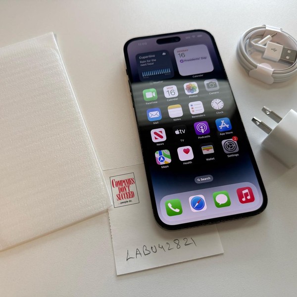 Apple iPhone 14 Pro Max - Unlocked, 128 GB, Black, A2651