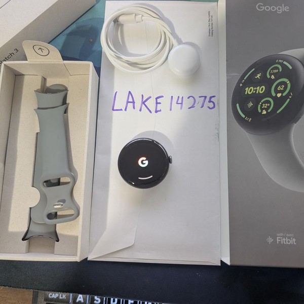 Google Pixel Watch 3 - Wi-Fi, Silver, 45mm, Wi-Fi