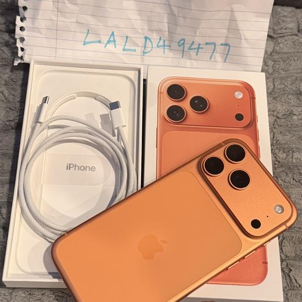 Apple iPhone 17 Pro Max - Unlocked, 1 TB, Cosmic Orange, A3257