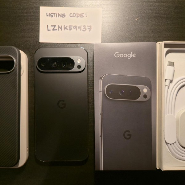 Google Pixel 9 Pro XL - Unlocked, 256 GB, Obsidian, 16 GB, GGX8B