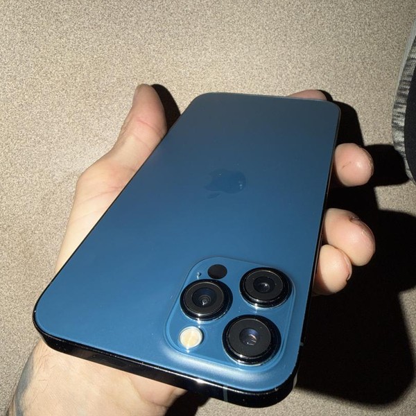 Apple iPhone 12 Pro Max - Unlocked, 128 GB, Pacific Blue, A2342