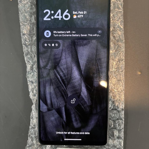 Google Pixel 7 - Verizon, 128 GB, Obsidian, 8 GB, GQML3, mmWave 5G