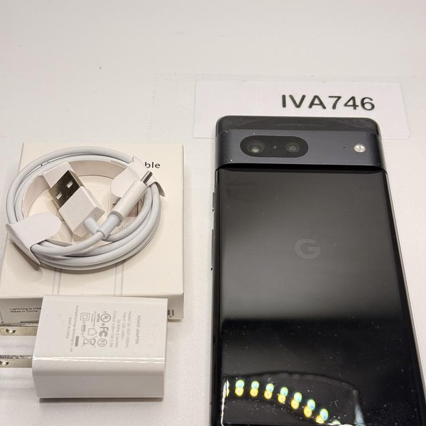 Google Pixel 7 - Unlocked, 128 GB, Obsidian, 8 GB, GVU6C, Sub-6 5G