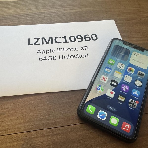 Apple iPhone Xr - Unlocked, 64 GB, Black, A1984