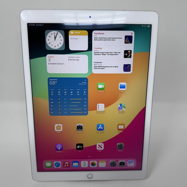 Apple iPad Pro 12.9 inch 2nd Gen 2017 - Unlocked, 256 GB, Silver