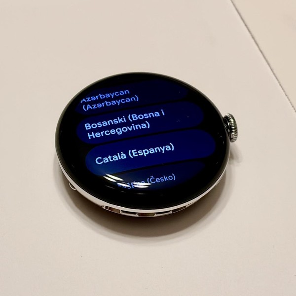 Google Pixel Watch 4 - Wi-Fi, Silver, 41mm, Wi-Fi