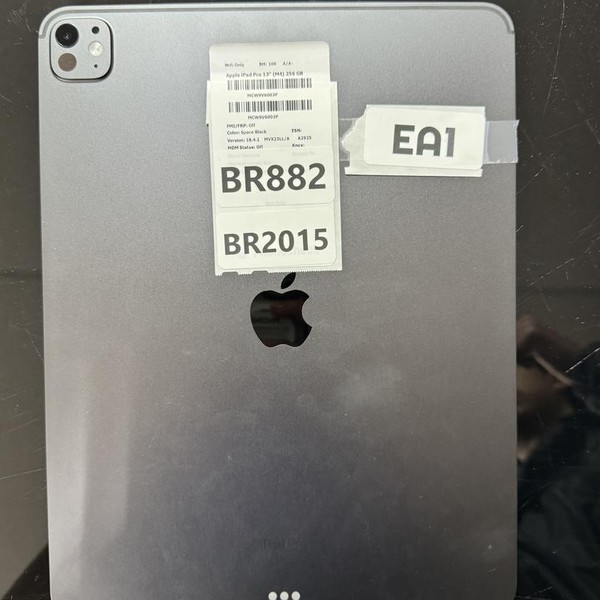 Apple iPad Pro 13 inch (M4) 2024 - Wi-Fi, 256 GB, Black, 8 GB, A2925, Standard Glass