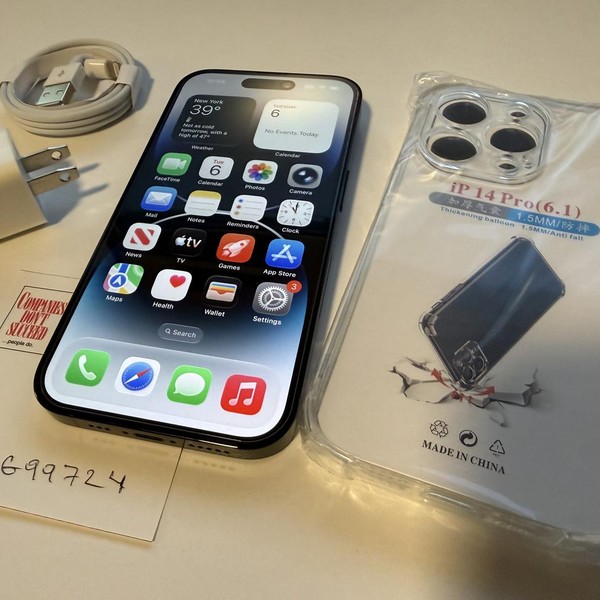 Apple iPhone 14 Pro - Unlocked, 256 GB, Black, A2650