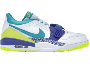 Jordan Legacy 312 Low Ultramarine Neon Yellow Aquamarine for sale