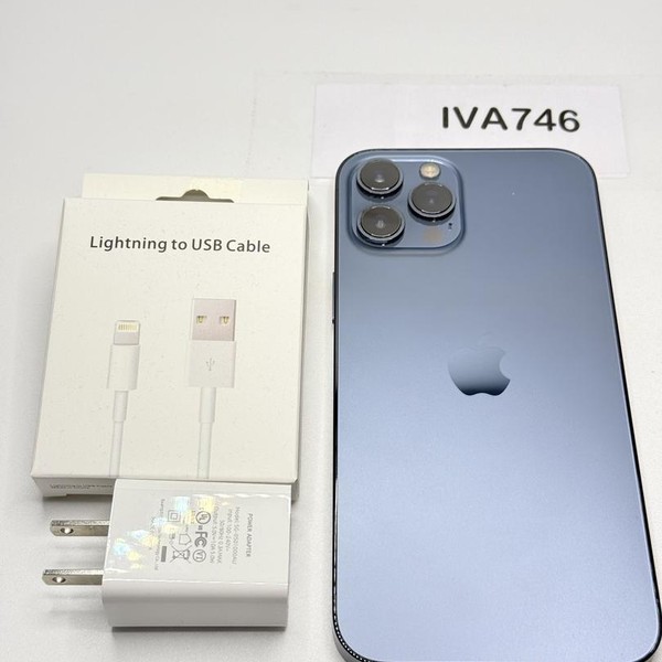 Apple iPhone 12 Pro Max - Unlocked, 128 GB, Pacific Blue, A2342