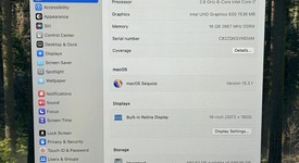 Good
													MacBook Pro 2019 - 16" - I7, Gray, 512 GB, 16 GB, photo 1 of 21