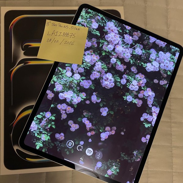 Apple iPad Pro 13 inch (M5) 2025 - Wi-Fi, 512 GB, Silver, Apple M5 9-Core, A3360, Standard Glass
