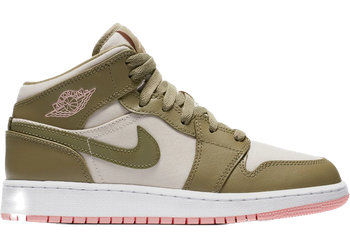 Jordan 1 Mid Trooper Bleached Coral (GS) for sale