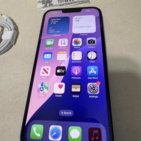 Apple iPhone 14 Plus - TracFone, 128 GB, Midnight, A2632