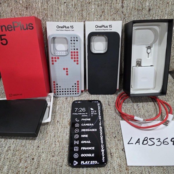 OnePlus 15 - Unlocked, 512 GB, Infinite Black, 16 GB