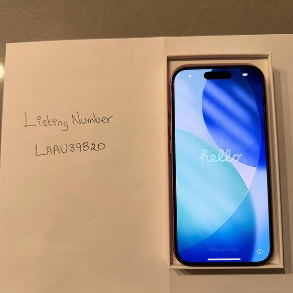 Apple iPhone 16 - T-Mobile, Pink, 128 GB, A3081