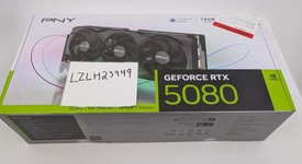 New
													PNY GeForce RTX 5080 - VCG508016TFXPB1-O, 5080 Triple Fan OC, photo 1 of 4