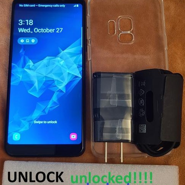 Samsung Galaxy S9 - Unlocked, 64 GB, Black, SM-G960W