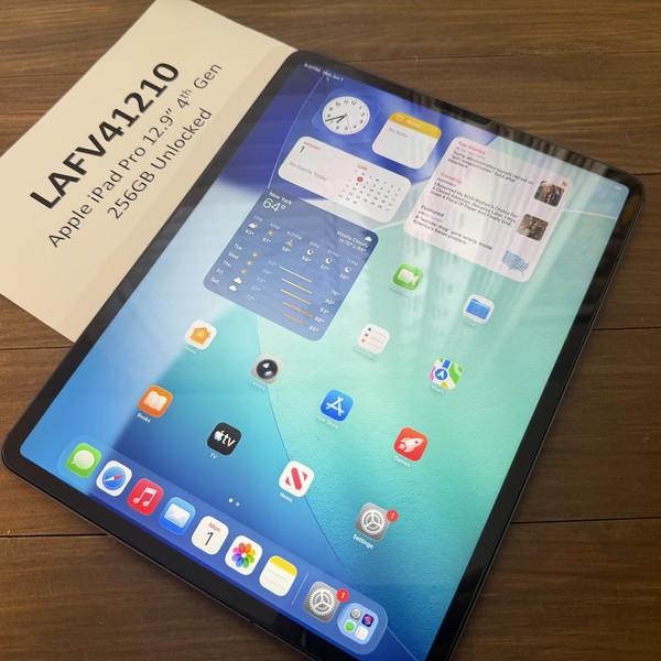 Apple iPad Pro 12.9 inch 4th Gen 2020 - Unlocked, 256 GB, Gray, A2069