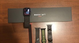 Good
													Apple Watch Series 3 42mm - Unlocked, Gray, A1861, Nike, photo 1 of 8